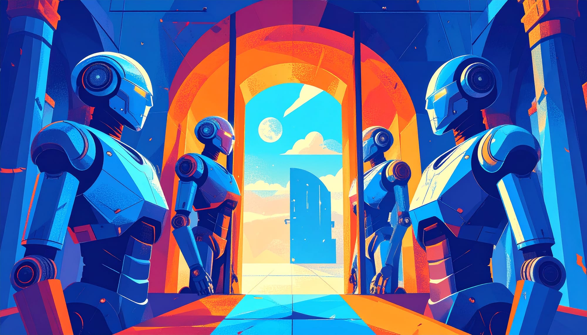 Robots en una jaula